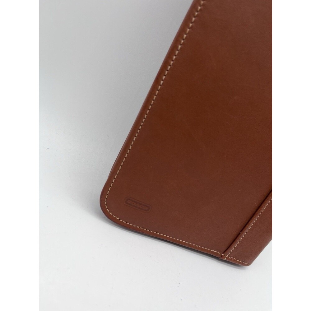 COACH Men's Vintage Leather Travel Tie Case British Tan 7230 - Picture 2 of 6